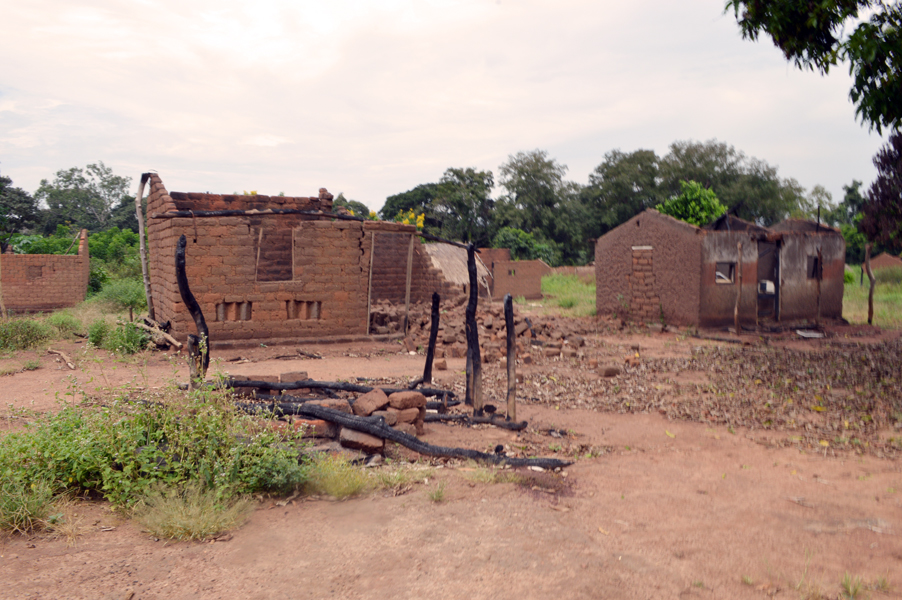 burnt house